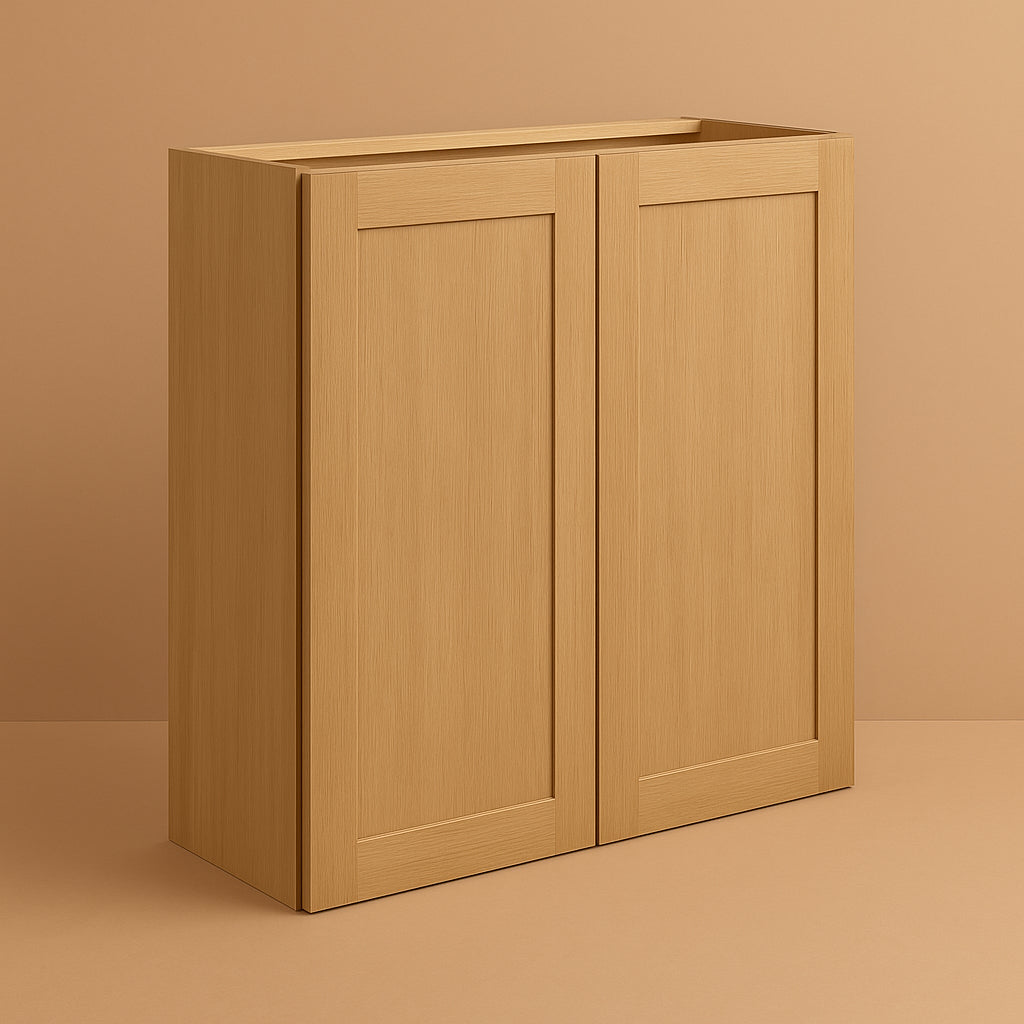 Hampton Bay Avondale Shaker Wall Kitchen Cabinet, 36x12x30, White Oak