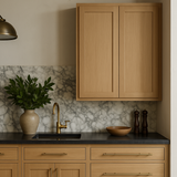 Hampton Bay Avondale 30" Shaker Wall Kitchen Cabinet in White Oak