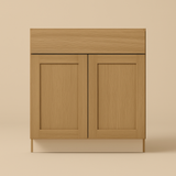 Hampton Bay Avondale 30" Shaker Sink Base Cabinet in White Oak