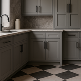 MILL'S PRIDE Richmond Vesuvius Gray Shaker Base Kitchen Cabinet - 30 in W x 24 in D x 34.5 in H