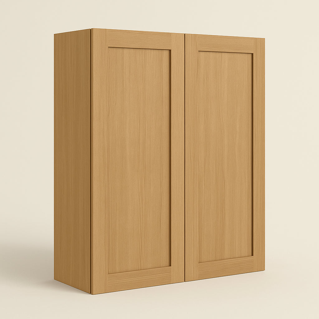 Hampton Bay Avondale White Oak Shaker Wall Kitchen Cabinet, 30x12x36 in.