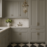 MILL'S PRIDE Richmond Vesuvius Gray Plywood Shaker Sink Base Cabinet - 36 in W x 24 in D x 34.5 in H