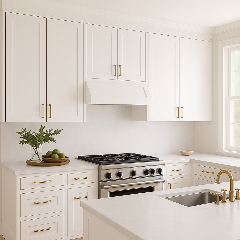 MILL'S PRIDE Richmond Verona White Shaker Wall Kitchen Cabinet - 36" W x 12" D x 30" H
