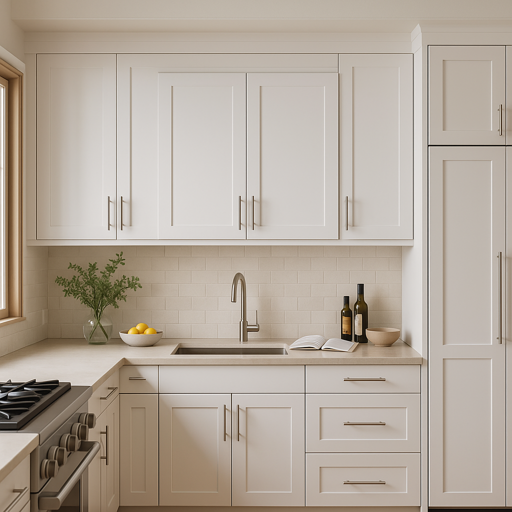 MILL'S PRIDE Richmond Verona White Shaker Wall Kitchen Cabinet - 36" W x 12" D x 30" H