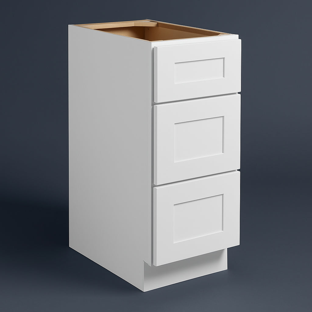 Design House Brookings Solid Wood Shaker Kitchen Cabinet - White