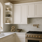 Bremen Cabinetry Shaker Wall End Open Shelf Cabinet, White, Ready to Assemble