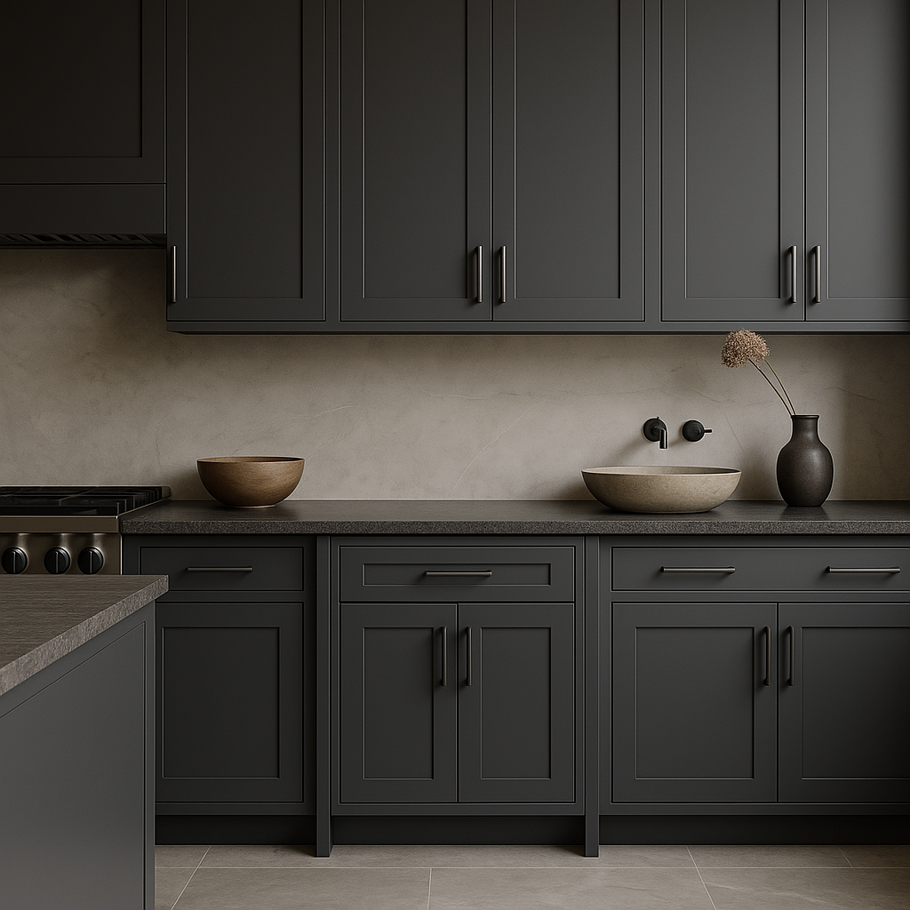 MILL'S PRIDE Richmond Venetian Onyx Shaker Base Kitchen Cabinet, Soft Close, 24x24x34.5 in