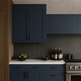 MILL'S PRIDE Valencia Blue Shaker Wall Kitchen Cabinet - 36" W x 12" D x 30" H