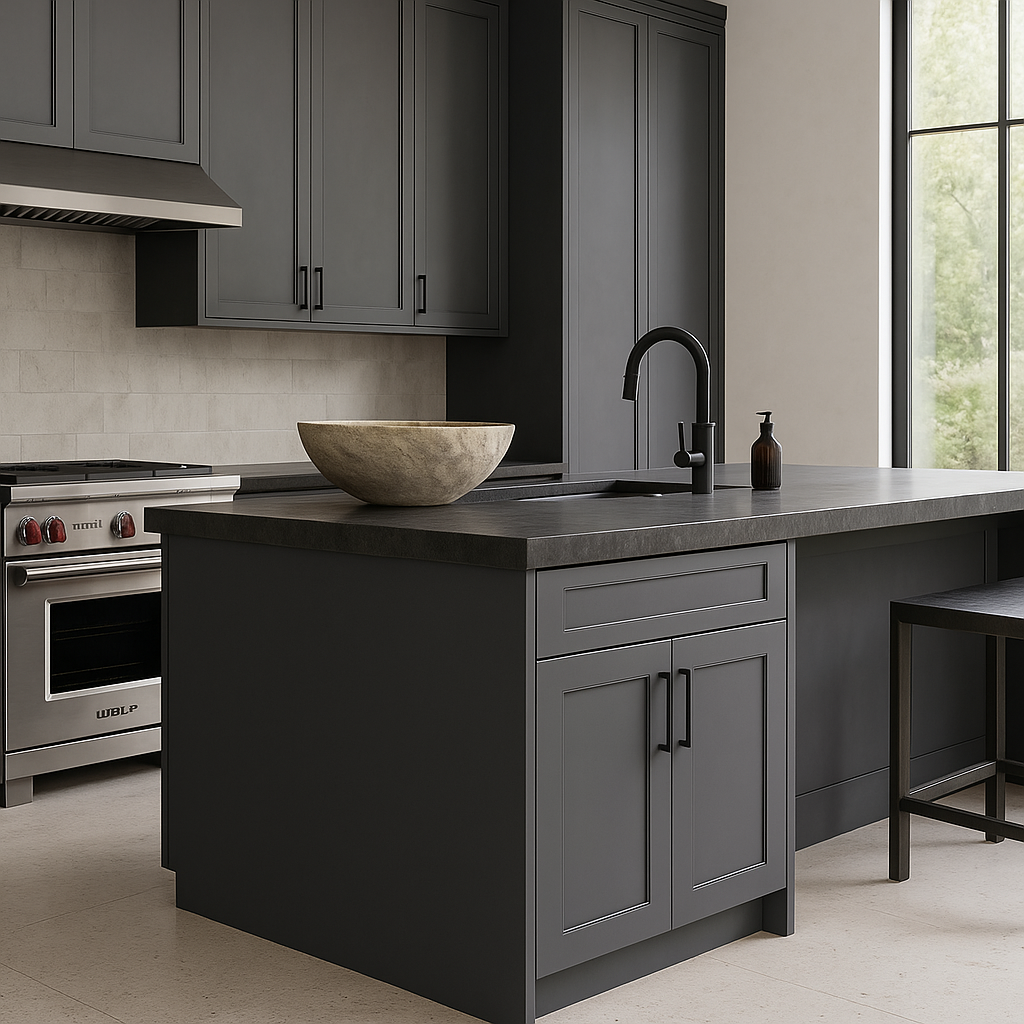 MILL'S PRIDE Richmond Venetian Onyx Plywood Shaker Sink Base Cabinet - 30 in W x 24 in D x 34.5 in H