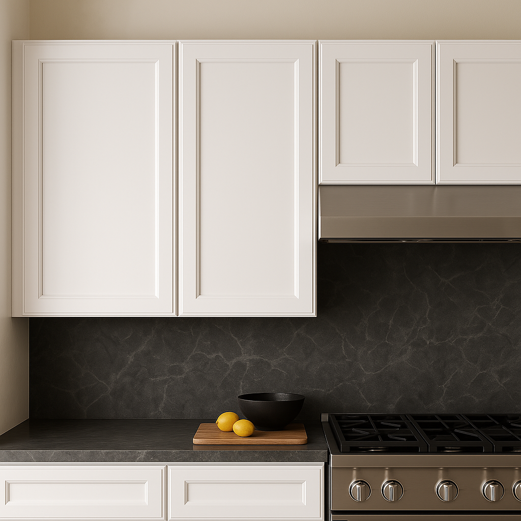 PELHAM & WHITE Keyport Shaker Wall Kitchen Cabinet, 24 in. W x 12 in. D x 42 in. H, White