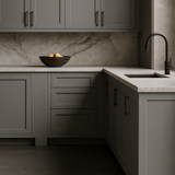 MILL'S PRIDE Richmond Vesuvius Gray Plywood Shaker Kitchen Cabinet