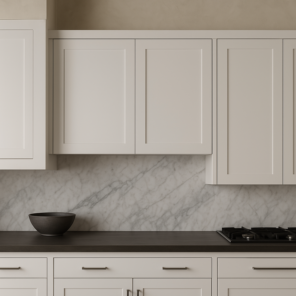 HOMEIBRO Shaker White Plywood Wall Bridge Kitchen Cabinet, 36-in. W x 24-in. D x 24-in. H