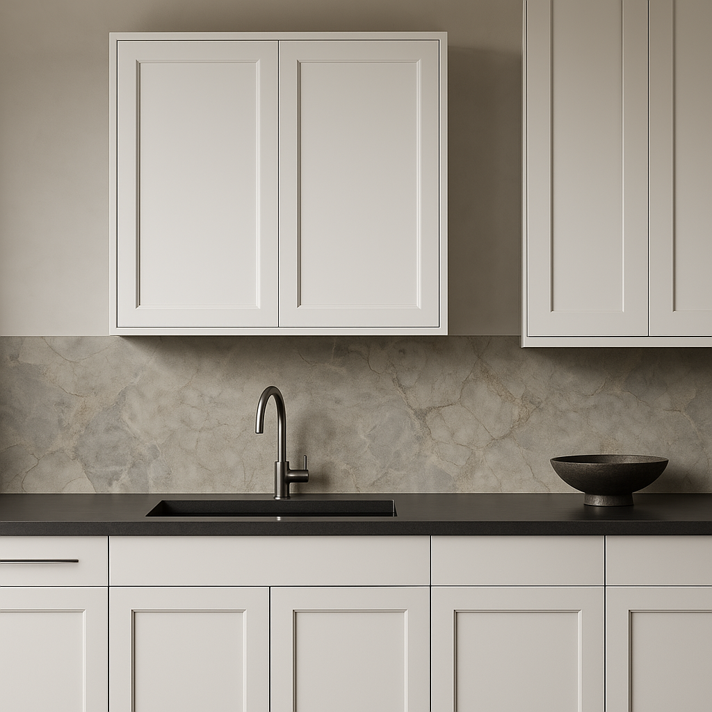 PELHAM & WHITE Keyport Shaker Wall Kitchen Cabinet, 36 in. W x 12 in. D x 30 in. H, White