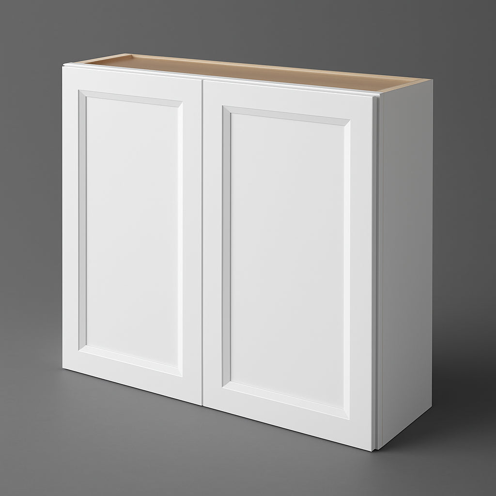 PELHAM & WHITE Keyport Shaker Wall Kitchen Cabinet, 36 in. W x 12 in. D x 30 in. H, White