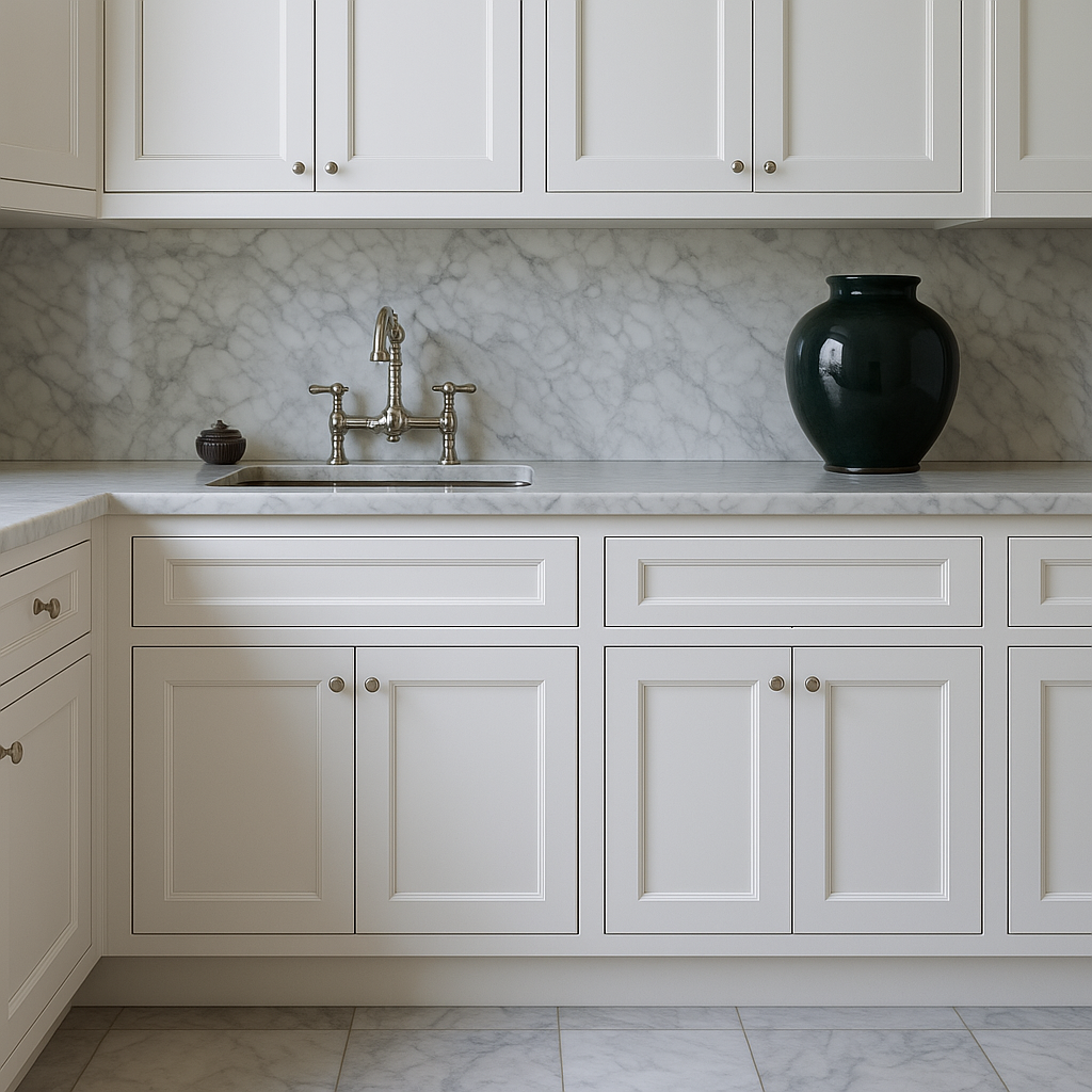 Design House Brookings Solid Wood Shaker Base Kitchen Cabinet, White Finish