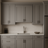 MILL'S PRIDE Richmond Vesuvius Gray Plywood Shaker Wall Kitchen Cabinet - Ready to Assemble