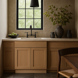Hampton Bay Avondale 33" Shaker Sink Base Cabinet in White Oak