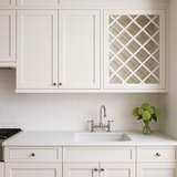 Plywell Shaker Wall Wine Rack, Ready to Assemble, White Finish