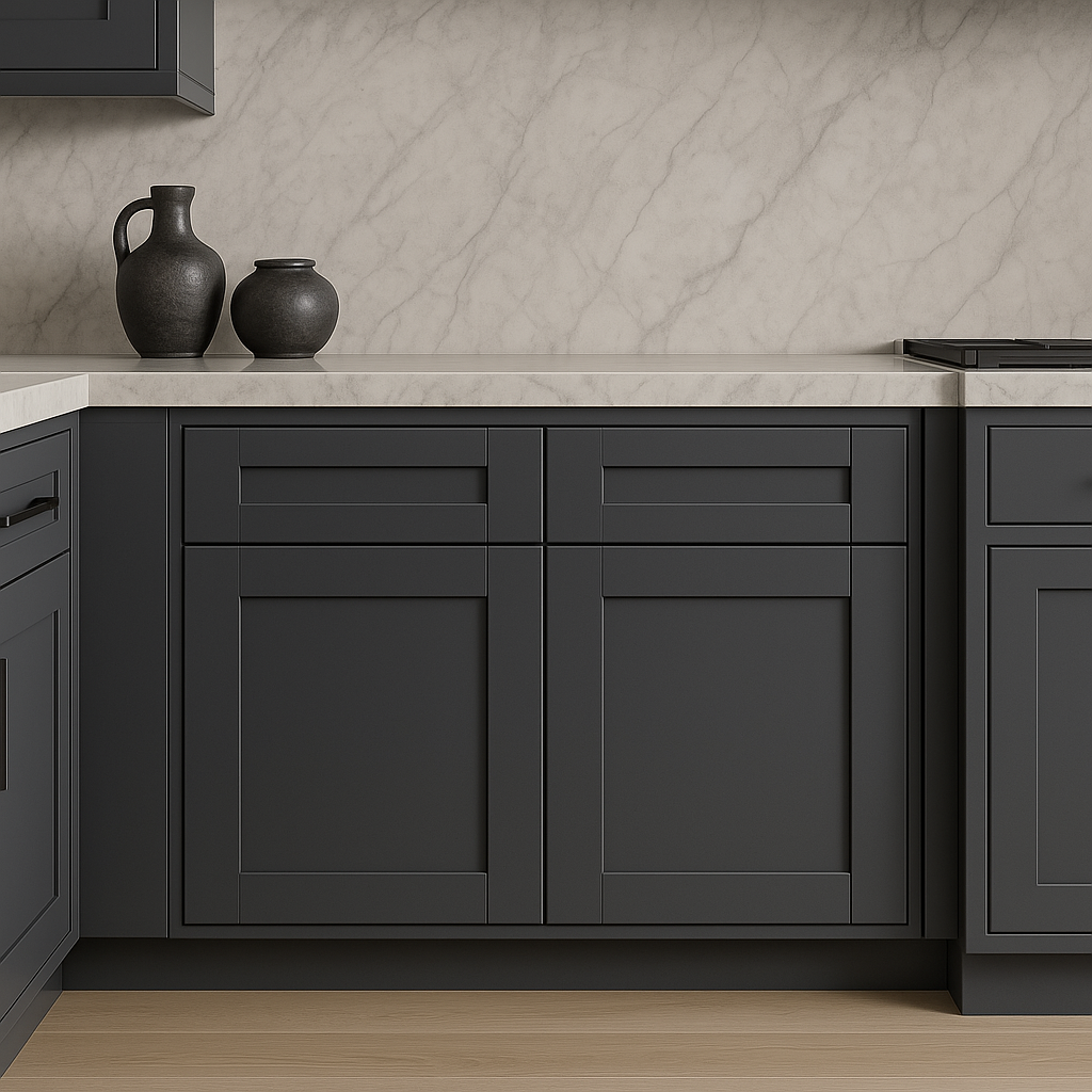 MILL'S PRIDE Richmond Venetian Onyx Shaker Sink Base Cabinet, 36 in W x 24 in D x 34.5 in H