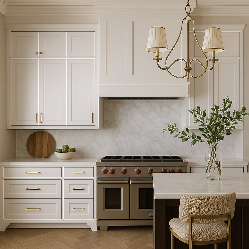 MILL'S PRIDE Richmond Verona White Shaker Wall Kitchen Cabinet - 36" W x 12" D x 42" H