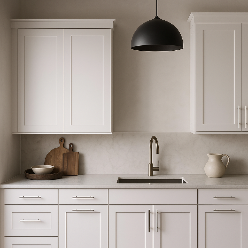 MILL'S PRIDE Richmond Verona White Shaker Wall Kitchen Cabinet - 36" W x 12" D x 42" H
