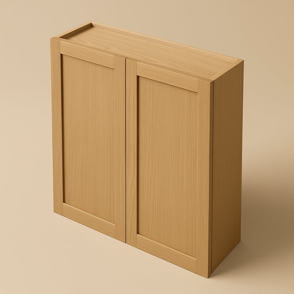 Hampton Bay Avondale 36 in. White Oak Shaker Wall Kitchen Cabinet