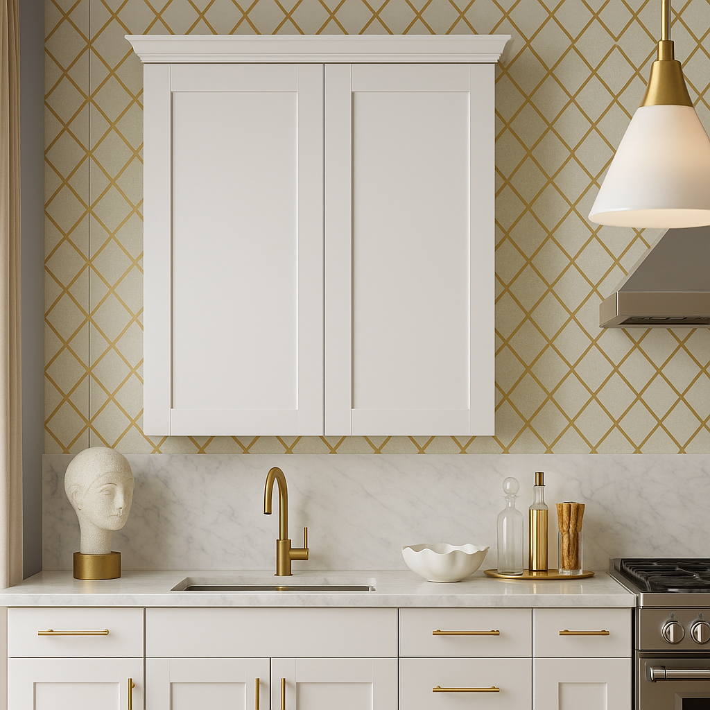 MILL'S PRIDE Richmond Verona White Shaker Wall Kitchen Cabinet - 36 in W x 12 in D x 36 in H