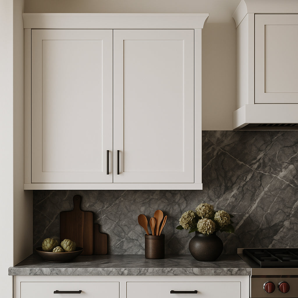 MILL'S PRIDE Richmond Verona White Shaker Wall Kitchen Cabinet - 36 in W x 12 in D x 36 in H