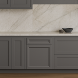 PELHAM & WHITE Keyport Shaker Charcoal Base Kitchen Cabinet - Tool-Free Assembly