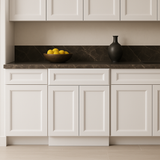 PELHAM & WHITE Keyport Shaker White Plywood Kitchen Cabinet, Tool-Free Assembly