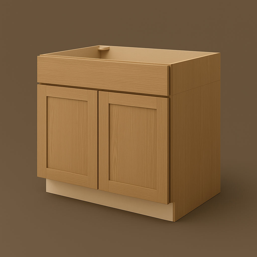 Hampton Bay Avondale 36" White Oak Shaker Sink Base Cabinet