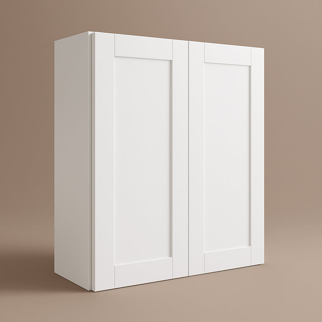 MILL'S PRIDE Richmond Verona White Shaker Wall Kitchen Cabinet - 30 in W x 12 in D x 36 in H