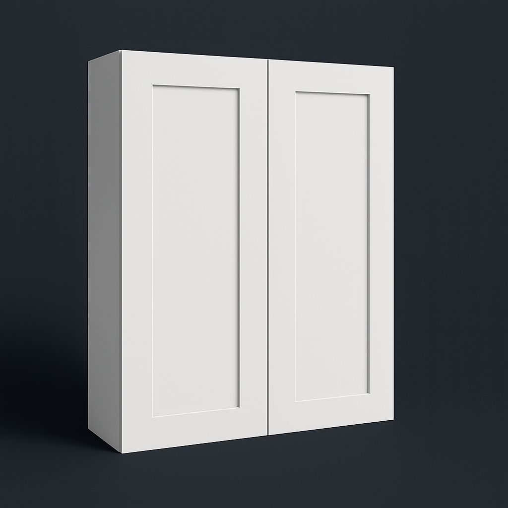 Cambridge Everest 33 in. Shaker Wall Kitchen Cabinet in White