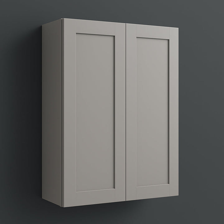 MILL'S PRIDE Richmond Vesuvius Gray Plywood Shaker Wall Kitchen Cabinet - 30x12x42