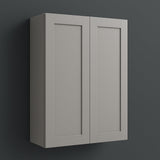 MILL'S PRIDE Richmond Vesuvius Gray Plywood Shaker Wall Kitchen Cabinet - 30x12x42