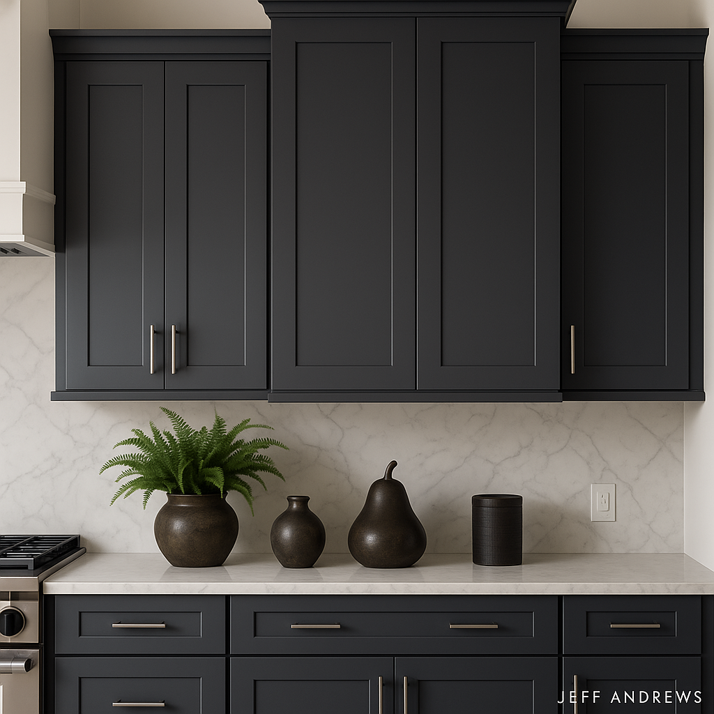 MILL'S PRIDE Richmond Venetian Onyx Shaker Wall Kitchen Cabinet - 30" W x 12" D x 42" H