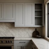 Plywell Shaker Gray Double Door Wall Cabinet with Adjustable Shelves