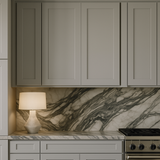 Plywell Shaker Gray Double Door Wall Cabinet with Adjustable Shelves
