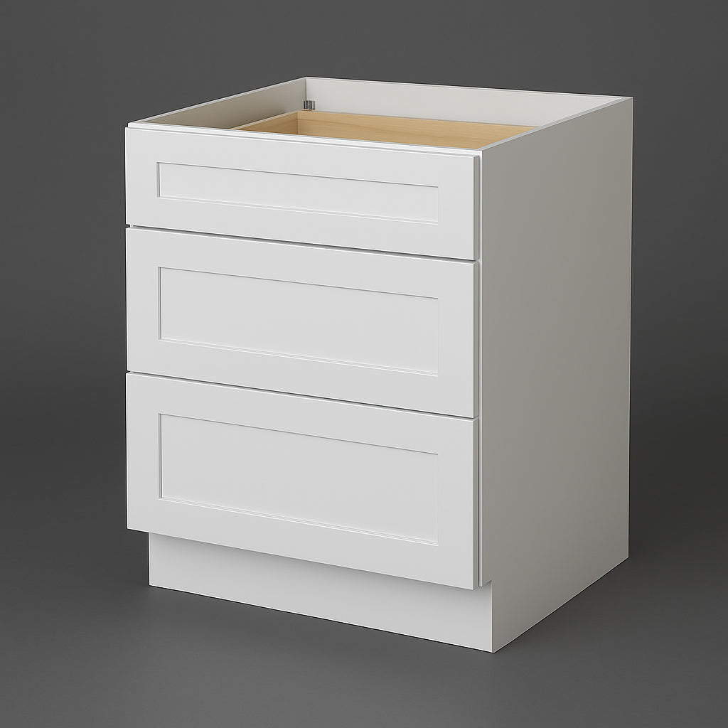 WOWOW 21" White Soft-Close Bathroom Cabinet with Plywood Construction