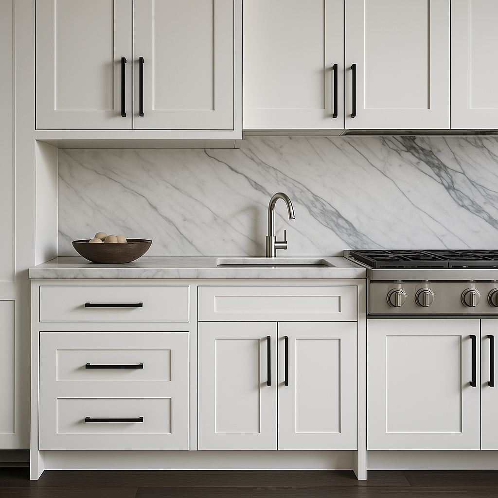 WOWOW 30-inch White Kitchen Cabinet with Drawer - Ready to Assemble