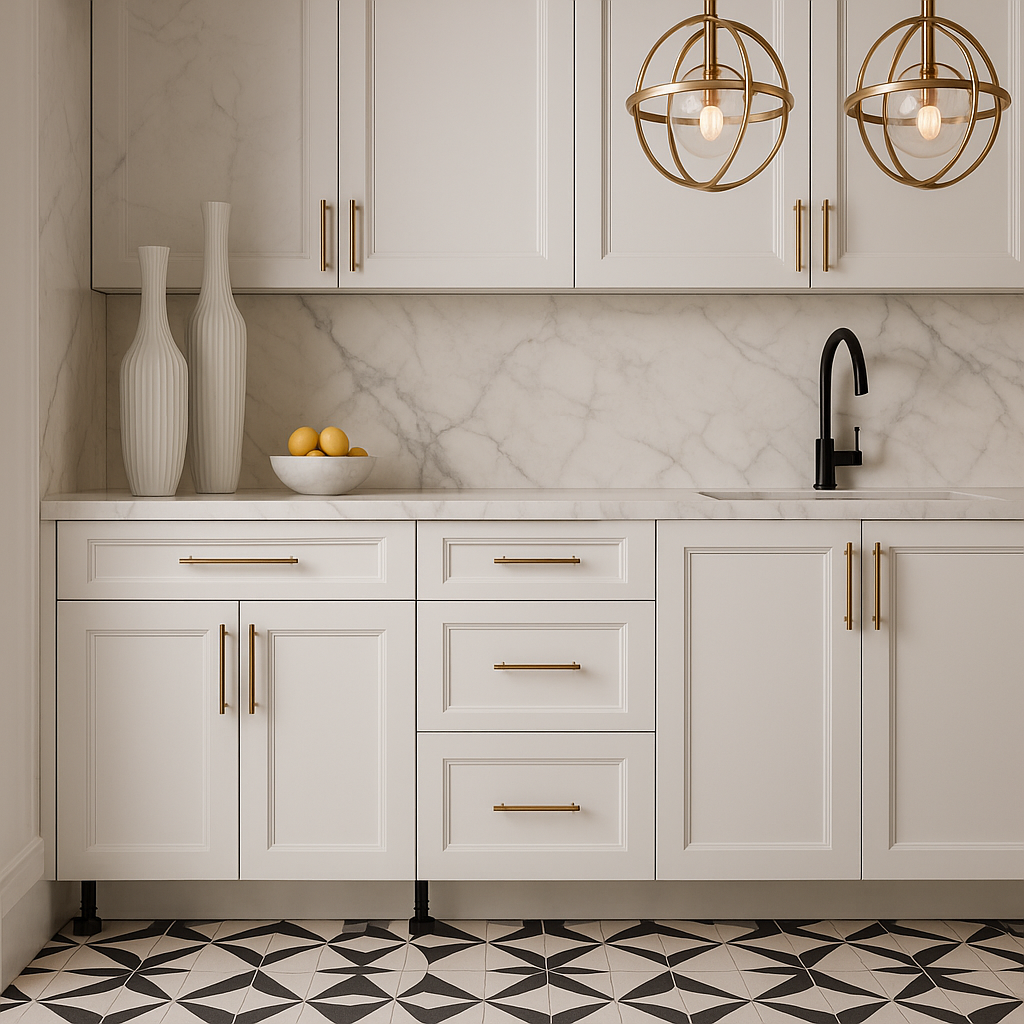 Cambridge Everest 30 in. White Shaker Base Kitchen Cabinet