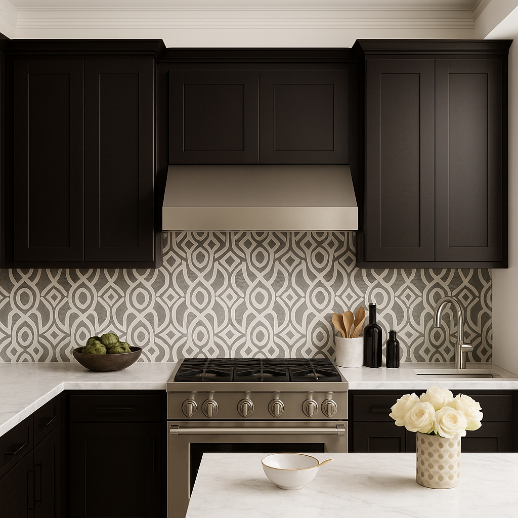 Plywell Shaker Double Door Wall Cabinet, Espresso, 30x42x12 in.