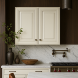 Plywell Antique White Double Door Wall Cabinet - 36x36x12 in.