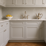 Plywell Shaker Sink Base Cabinet, Gray, Ready to Assemble