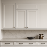 Bremen Cabinetry Shaker High Double Door Wall Cabinet, Ready to Assemble, White