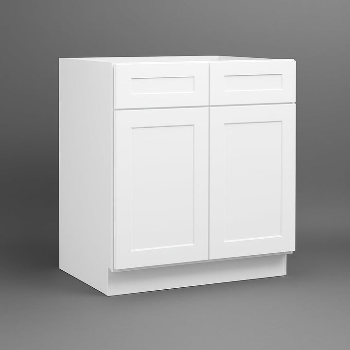 HOMLUX Ready to Assemble Drawer Base Kitchen Cabinet in Shaker White, 33 in. W x 24 in. D x 34.5 in. H