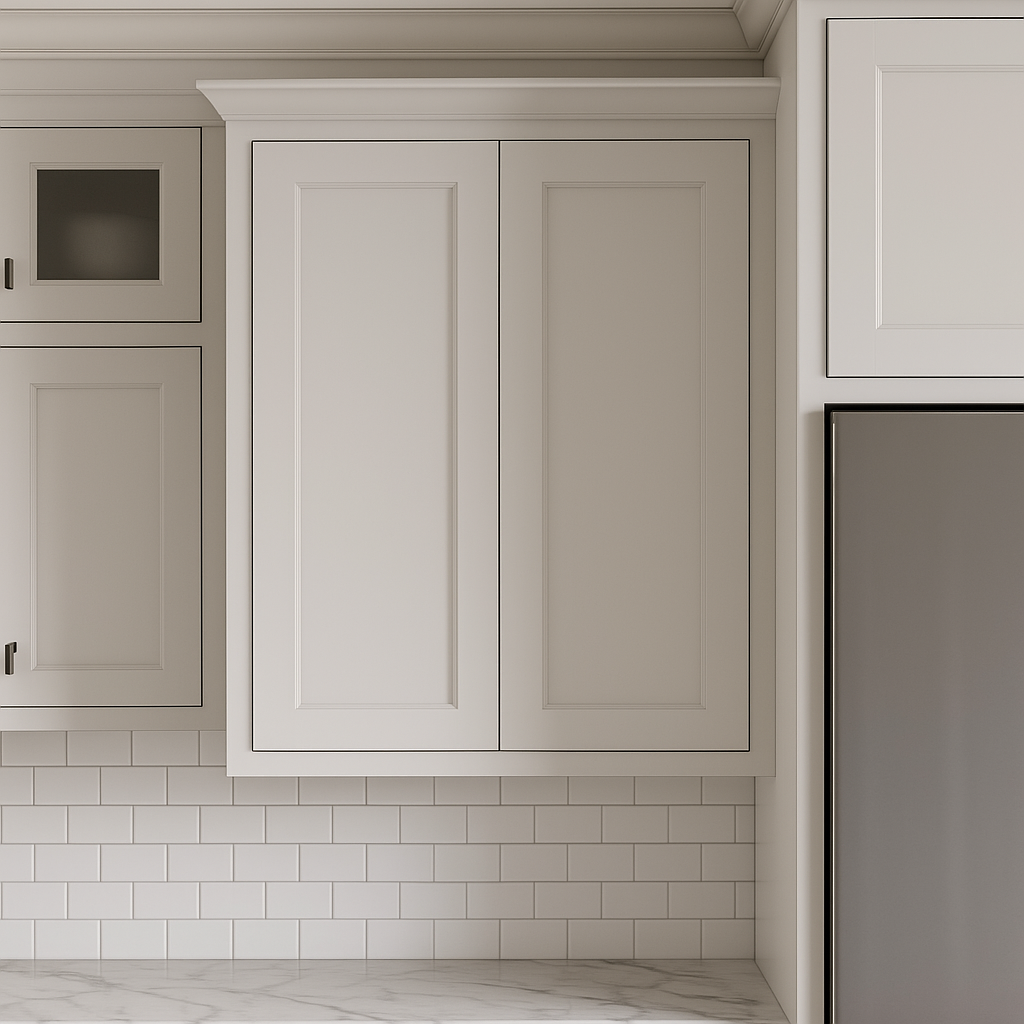 HOMLUX Ready-to-Assemble Shaker White Kitchen Cabinet, 36x12x42 Inches