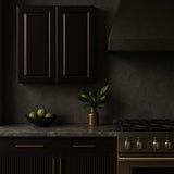 LIFEART CABINETRY Newport Ready to Assemble 36x36x12 in. Wall Cabinet with 2 Shelves in Dark Brown