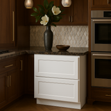 HOMLUX Ready to Assemble Drawer Base Kitchen Cabinet in Shaker White