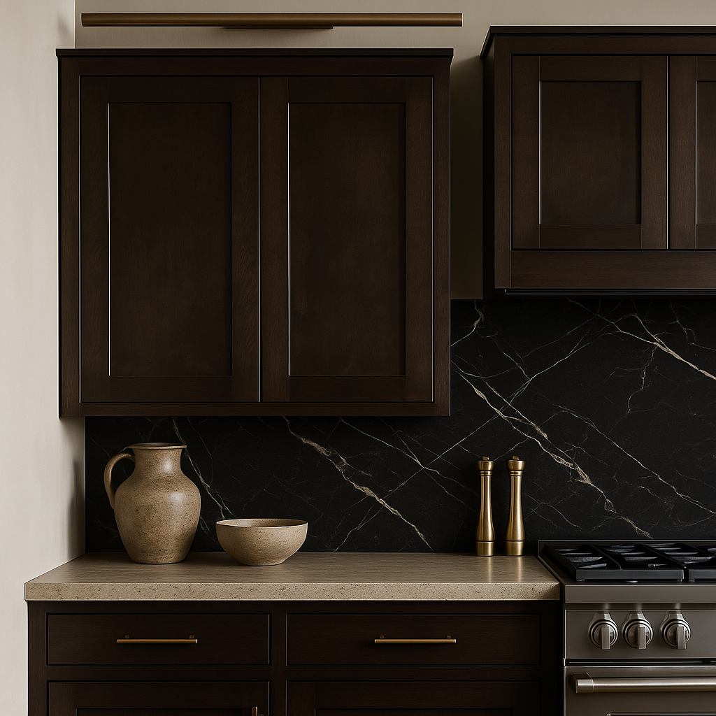 Design House Brookings Solid Wood Shaker Wall Kitchen Cabinet in Espresso